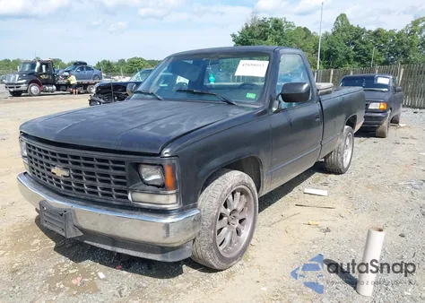 1991 Chevrolet Gmt-400 C2500 из США, поврежденный, VIN 1GCFC24K6MZ147174